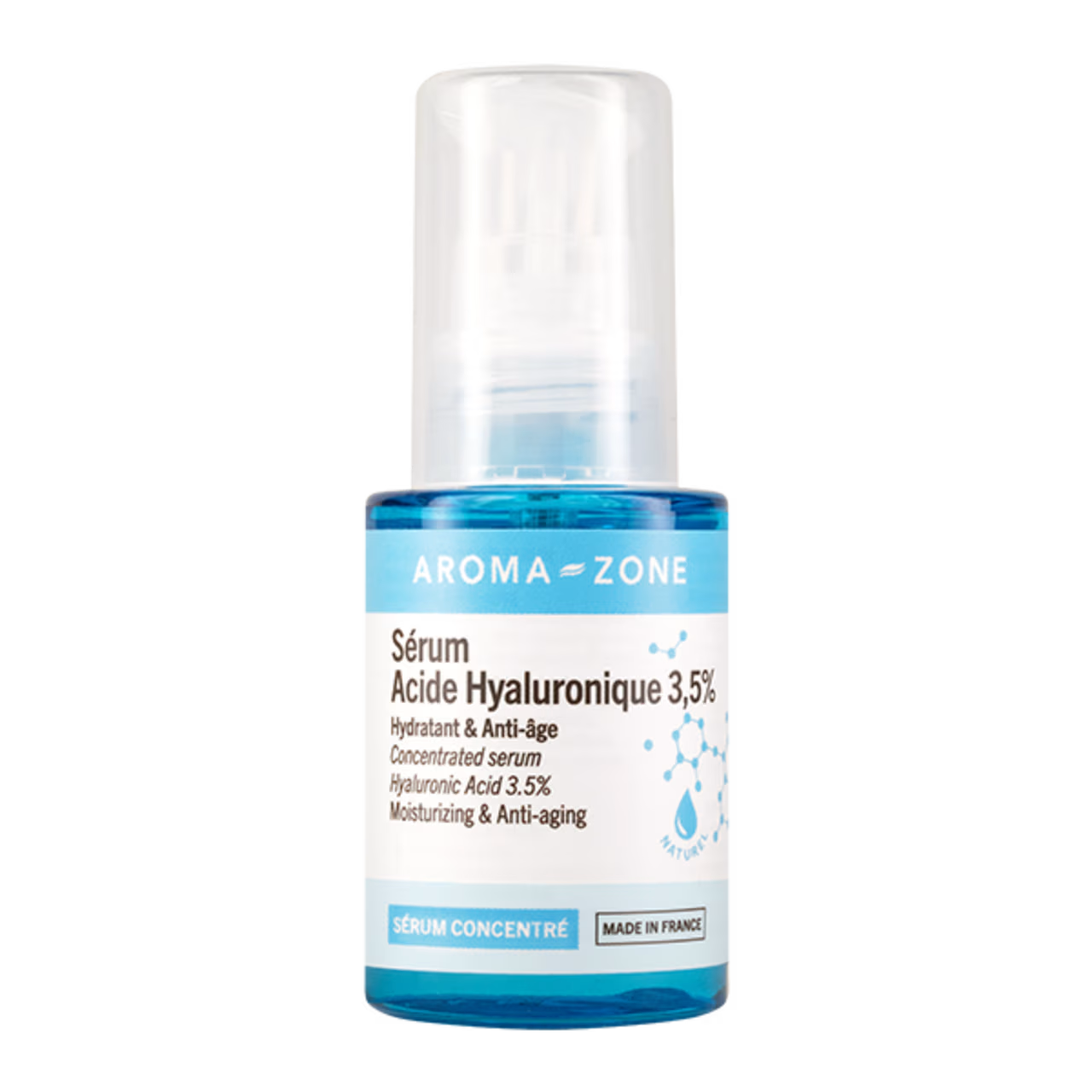 Sérum concentré d'Acide hyaluronique 3,5% Hydratant  Repulpant AROMA ZONE