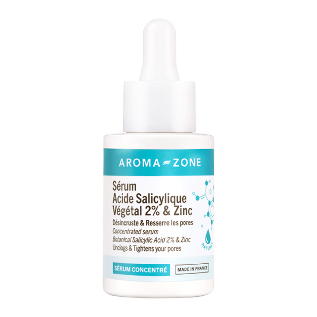 Sérum concentré Acide Salicylique 2% & Zinc Séborégulateur  Anti-imperfections