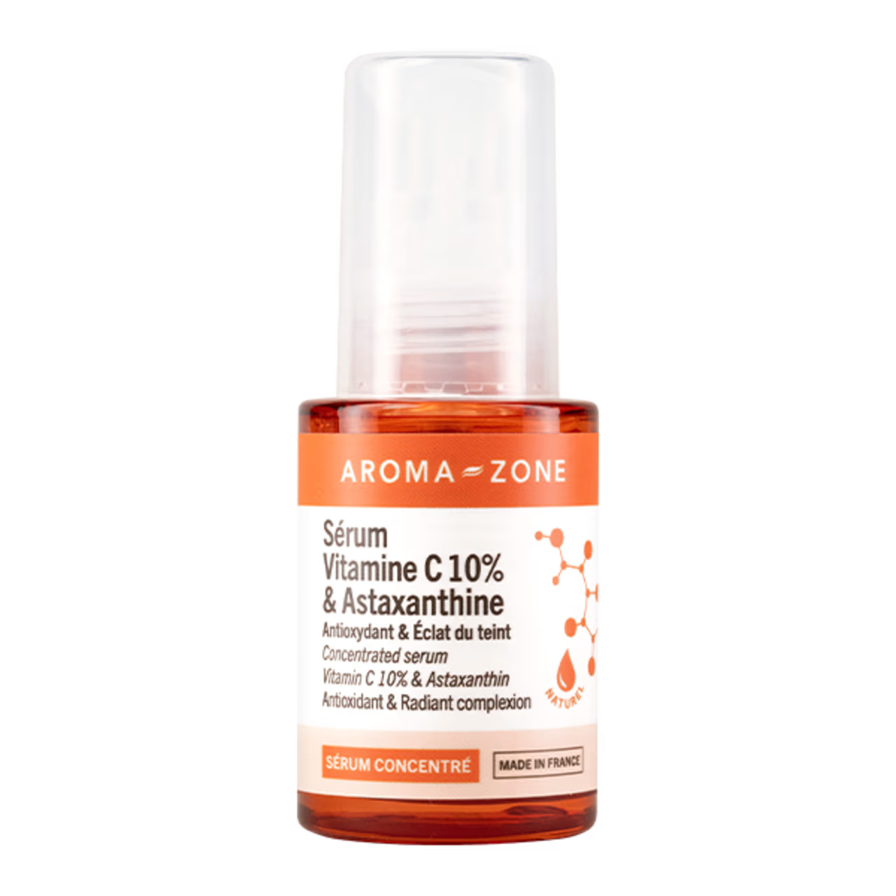 Sérum concentré Vitamine C 10% & Astaxanthine Éclat du teint  Antioxydant